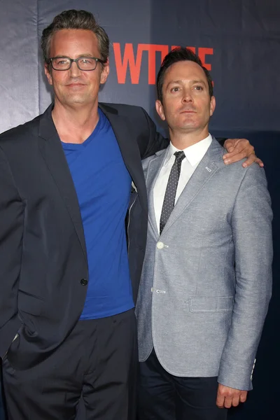 Matthew Perry, Thomas Lennon — Stock Photo, Image