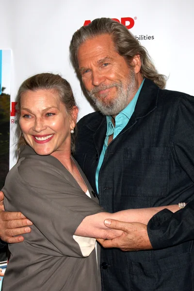 Susan Bridges, Jeff Bridges — Stock Photo, Image