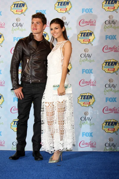 Gregg sulkin, de victoria justice — Foto de Stock