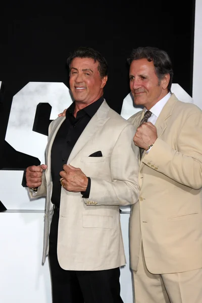 Sylvester Stallone, Frank Stallone — Zdjęcie stockowe