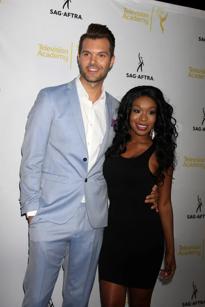 A.j. Gibson, Porscha Coleman — Stockfoto