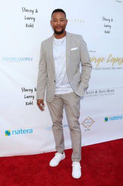 LOS ANGELES - OCT 3: Derrex Brady, George Lopez Vakfı 14. Ünlü Klasik Golf Öncesi Parti Baltaire Restoranı 3 Ekim 2021 'de Brentwood, CA