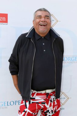 LOS ANGELES - George Lopez, George Lopez Vakfı 14. Ünlü Golf Klasiği Lakeside Golf Sahası 4 Ekim 2021 'de Toluca Gölü, CA