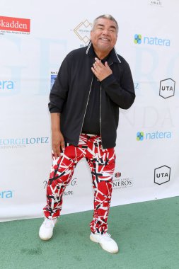 LOS ANGELES - George Lopez, George Lopez Vakfı 14. Ünlü Golf Klasiği Lakeside Golf Sahası 4 Ekim 2021 'de Toluca Gölü, CA