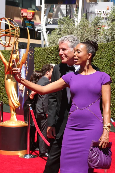 Anthony Bourdain, Aisha Tyler — Stock Photo, Image