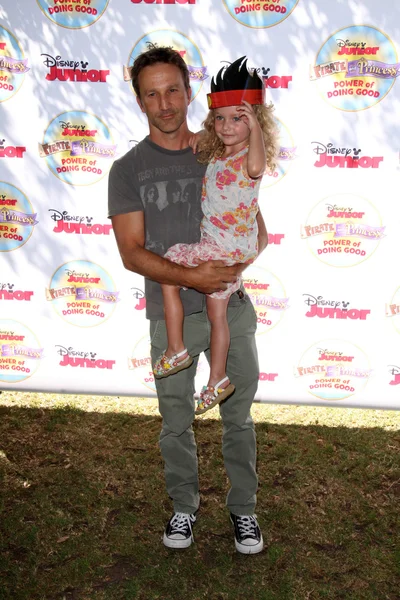 Breckin Meyer, Clover Meyer — Stock Photo, Image