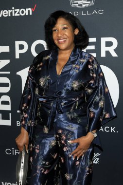 LOS ANGELES - 23 Ekim 2021 'de Beverly Hilton Oteli' nde Jeanine McLean.