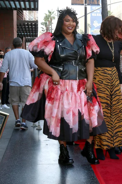 Los Angeles Nov Lizzo Missy Elliott Star Ceremony Hollywood Walk — Stockfoto