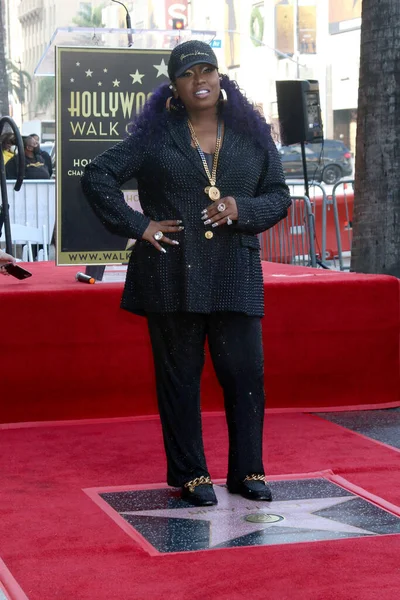 Los Angeles Nov Missy Elliott Vid Missy Elliott Star Ceremony — Stockfoto