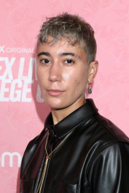 LOS ANGELES - 10 Kasım 2021 'de Westwood, CA' da Armand Hammer Müzesi 'ndeki The Sex Lives of College Girls HBO Max Prömiyer gösteriminde Vico Ortiz