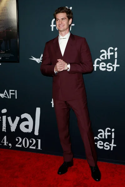 Los Ángeles Nov Andrew Garfield 2021 Afi Fest Gala Apertura — Foto de Stock