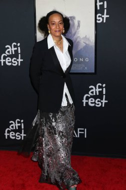 LOS ANGELES - 12 Kasım 2021 'de Amatus Sami-Karim AFI Fest' te Kuğu Şarkısı Prömiyeri TCL Çin Tiyatrosu IMAX 'ta 12 Kasım 2021' de, CA