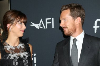 LOS ANGELES - 11 Kasım 2021 'de, Sophie Hunter, Benedict Cumberbatch AFI Fest' te - The Power of The Dog LA Premiere at TCL Chinese Theater IMAX 11 Kasım 2021 'de, Los Angeles, CA