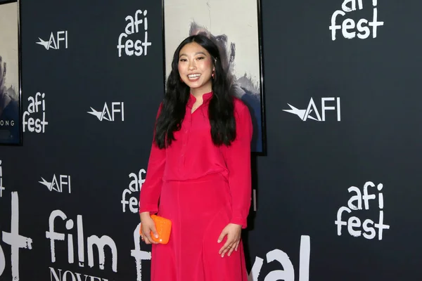 Los Angeles Nov Awkwafina All Afi Fest Swan Song Premiere — Foto Stock