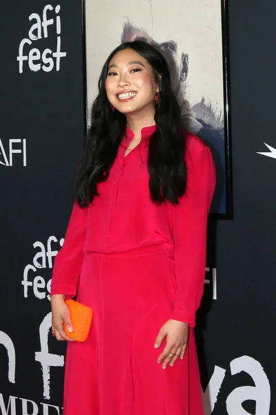 Los Angeles Nov Awkwafina Afi Fest Swan Song Premiere Tcl – stockfoto