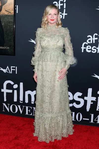 Los Angeles Nov Kirsten Dunst Afi Fest Power Dog Premiär — Stockfoto