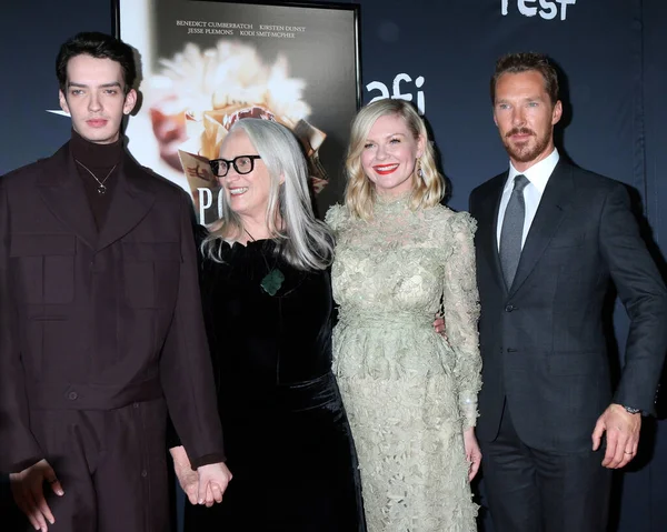 Los Angeles Nov Kodi Smit Mcphee Jane Campion Kirsten Dunst — Stock Photo, Image