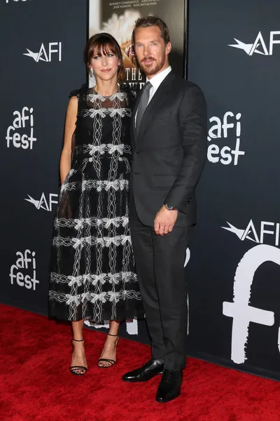 Los Angeles Nov Sophie Hunter Benedict Cumberbatch Beim Afi Fest — Stockfoto