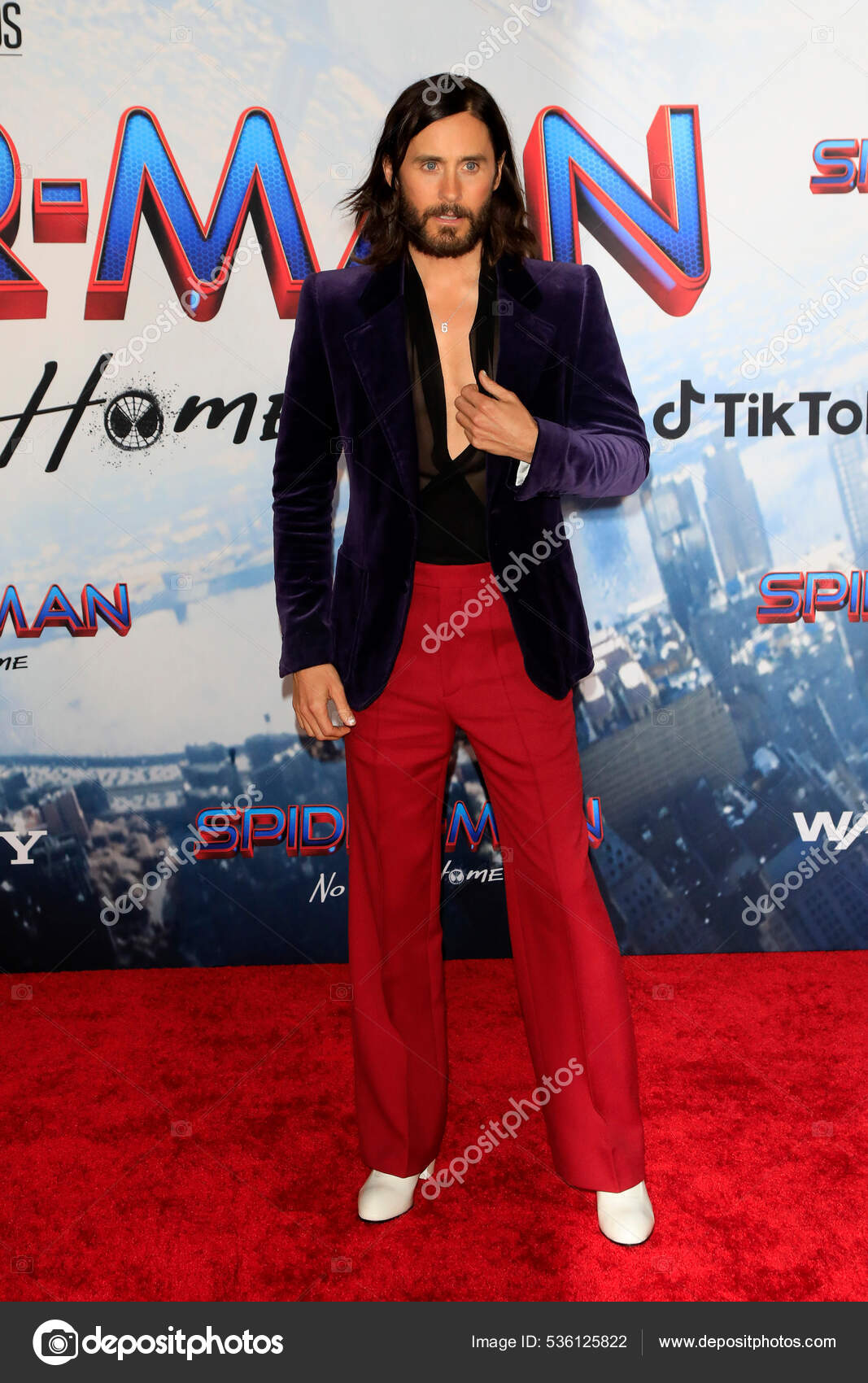 Los Angeles Dec Jared Leto Spider Man Way Home Premiere – Stock.
