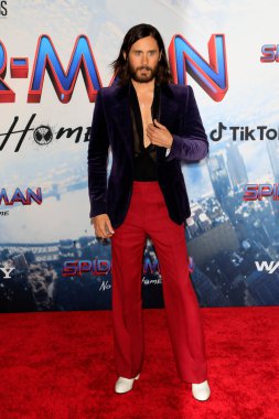 LOS ANGELES - Jared Leto Örümcek Adam 'da: 13 Aralık 2021' de Village Theater 'da Ev Sahibi Yok