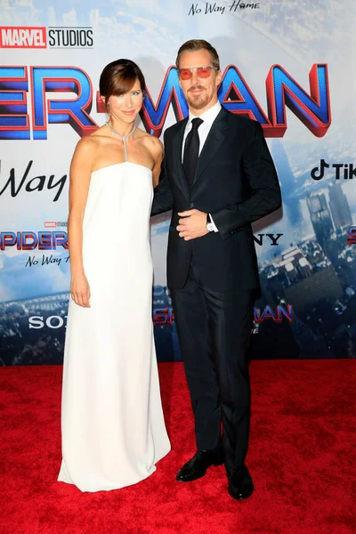 Los Angeles Dec Sophie Hunter Benedict Cumberbatch Spider Man Way — Stock Photo, Image