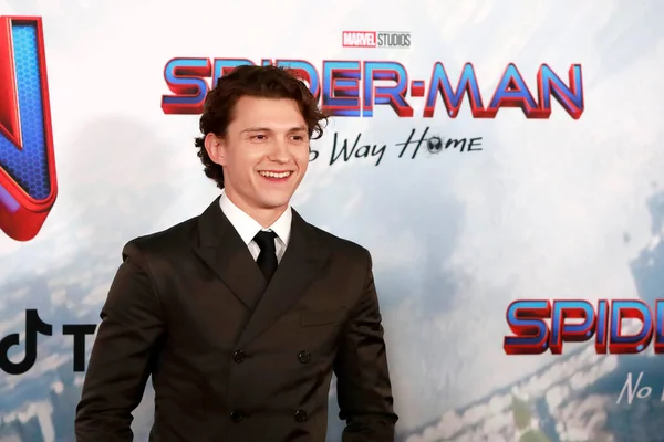 Los Angeles Dec Tom Holland Spider Man Way Home Premiere — Stock Photo, Image