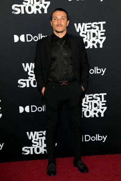 Los Angeles Dec Adriel Flete Het West Side Story Premiere — Stockfoto