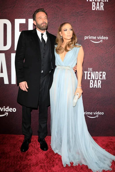 Los Angeles Dec Ben Affleck Jennifer Lopez Tender Bar Premiere — Photo