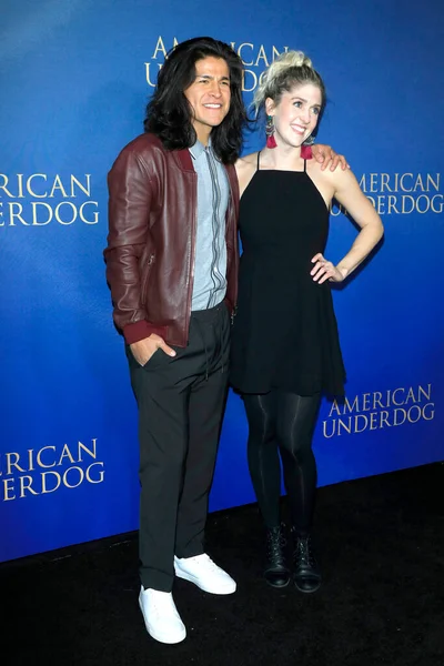 Los Angeles Dec Kristo Fernandez Kelsie Mcdonald American Underdog Premiere — Fotografia de Stock