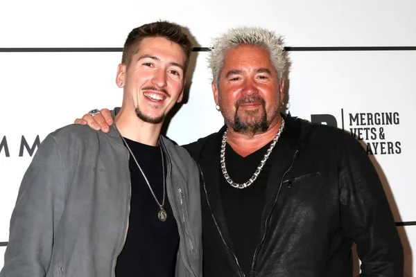 Los Angeles Feb Hunter Fieri Guy Fieri Merging Vets Players — Stock Photo, Image