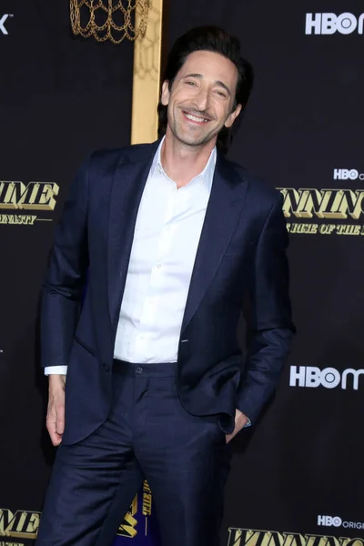 Los Angeles Mar Adrien Brody Vítězném Čase Vzestup Dynastie Lakers — Stock fotografie