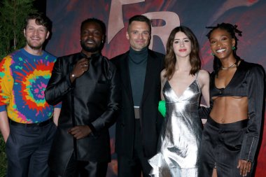 Brett Dier, Dayo Okeniyi, Sebastian Stan, Daisy Edgar-Jones, Jojo T. Gibbs, Fresh Premiere And Mixer - Hollywood American Legion 43 'e 3 Mart 2022' de Los Angeles, CA