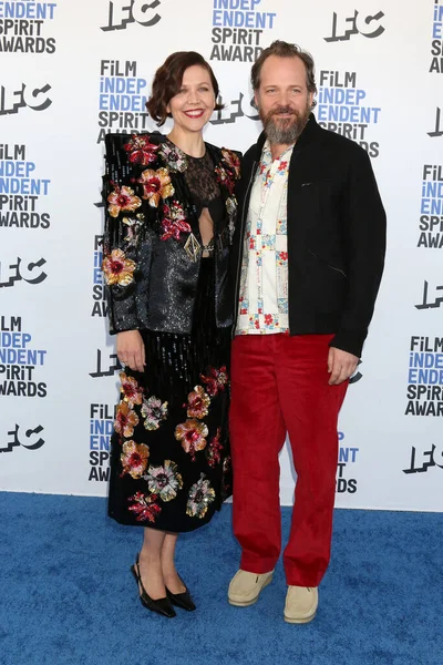 Los Angeles Dec Maggie Gyllenhaal Peter Sarsgaard 2022 Film Independent — ストック写真