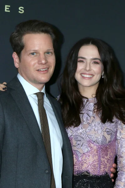 Los Angeles Mar Graham Moore Zoey Deutch Outfit Special Screening — 图库照片