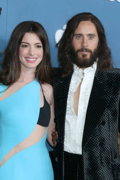 Los Angeles Mar Anne Hathaway Jared Leto Wecrashed Premiere Academy — Stock Photo, Image