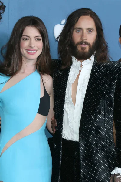 Los Angeles Mar Anne Hathaway Jared Leto Wecrashed Premiere Academy — Stock Photo, Image