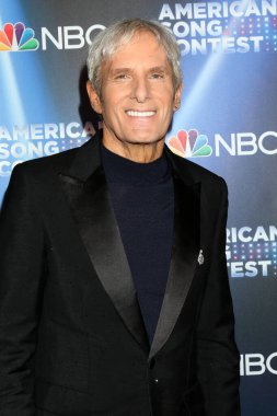 LOS ANGELES - 21 Mart 2022 'de Los Angeles, CA' da American Song Contest Show Kırmızı Halı 'da
