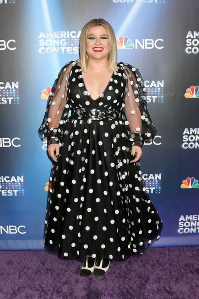 Los Angeles Mar Kelly Clarkson American Song Contest Live Show — Fotografia de Stock