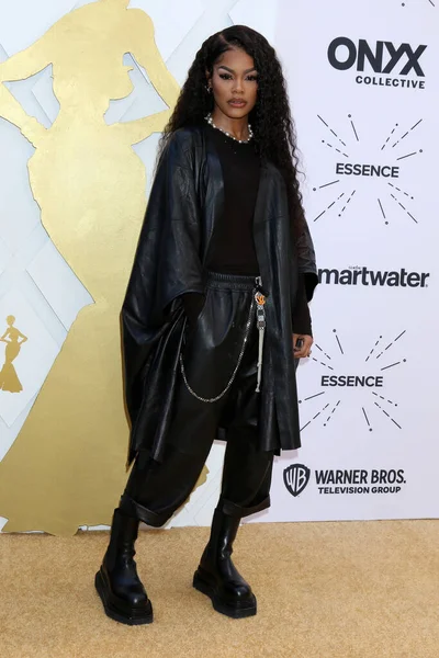 Los Angeles Mar Teyana Taylorová Výročí Essence Black Women Hollywood — Stock fotografie