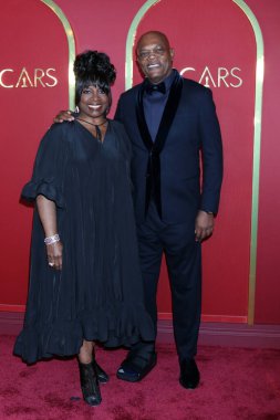 LaTanya Richardson, Samuel L Jackson 25 Mart 2022 'de Dolby Balo Salonu' nda 12.