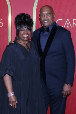 LaTanya Richardson, Samuel L Jackson 25 Mart 2022 'de Dolby Balo Salonu' nda 12.