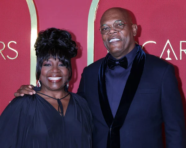 Los Angeles Mar Latanya Richardson Samuel Jackson 12Th Governors Awards — Stock Photo, Image