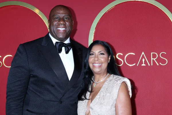 Los Angeles Mar Magic Johnson Cookie Johnson 12Th Governors Awards — Stock Photo, Image