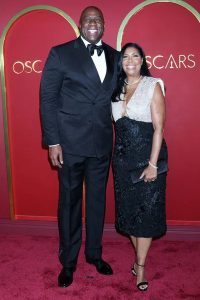 Los Angeles Mar Magic Johnson Cookie Johnson 12Th Governors Awards — Foto Stock
