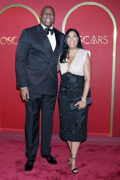 Los Angeles Mar Magic Johnson Cookie Johnson 12Th Governors Awards — 스톡 사진