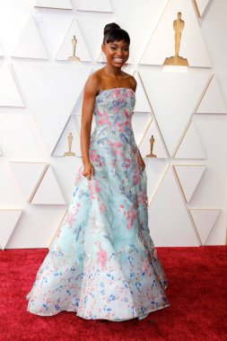 LOS ANGELES - 27 Mart 2022 'de Los Angeles' ta Dolby Tiyatrosu 94. Akademi Ödülleri 'nde Saniyya Sidney