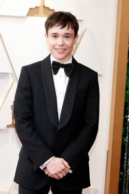 LOS ANGELES - 27 Mart 2022 'de Dolby Tiyatrosu' ndaki 94. Akademi Ödülleri 'nde Elliot Page