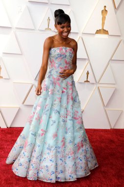 LOS ANGELES - 27 Mart 2022 'de Los Angeles' ta Dolby Tiyatrosu 94. Akademi Ödülleri 'nde Saniyya Sidney