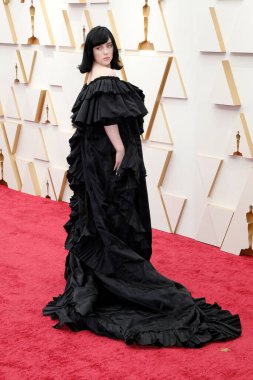 LOS ANGELES - 27 Mart 2022 'de Dolby Tiyatrosu 94. Akademi Ödülleri' nde Billie Eilish