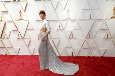 Zendaya Coleman, 27 Mart 2022 'de Dolby Tiyatrosu' ndaki 94. Akademi Ödülleri 'nde. 